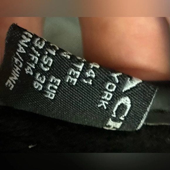 Coach Womens Tristee Mat Rubber Black Boots Lace Up Calf Fleece Lined size 6B‎ - Picture 8 of 10